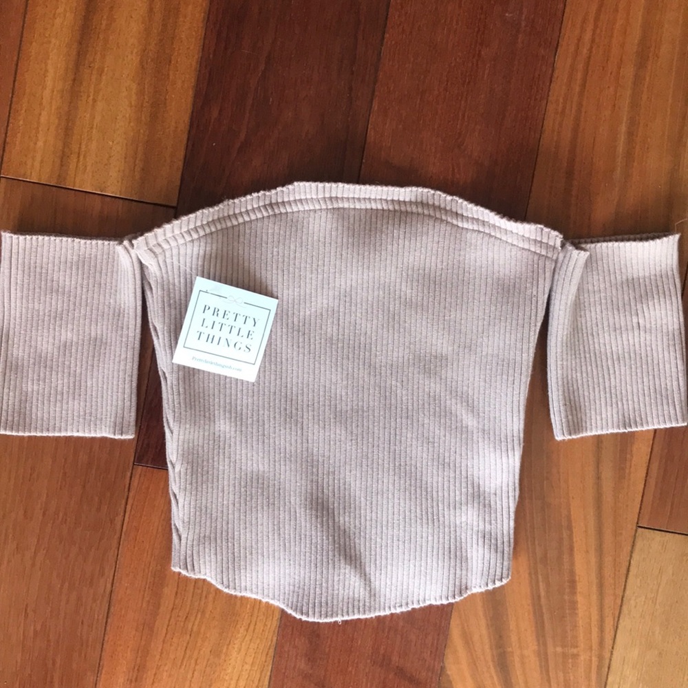 Ribbed nude color tube top NWT!